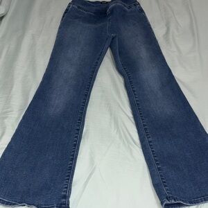 Girls Classic Blue Stretchy Flare Jeans from Gap Kids